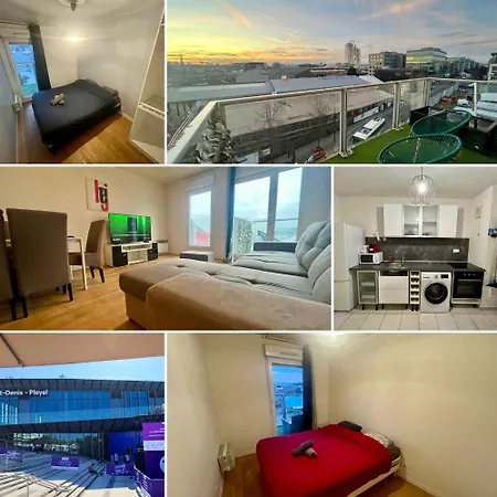 Vue Tour Eiffel - Metro - Wifi - Parking - Terrasse - Dream Host Apartamento *
